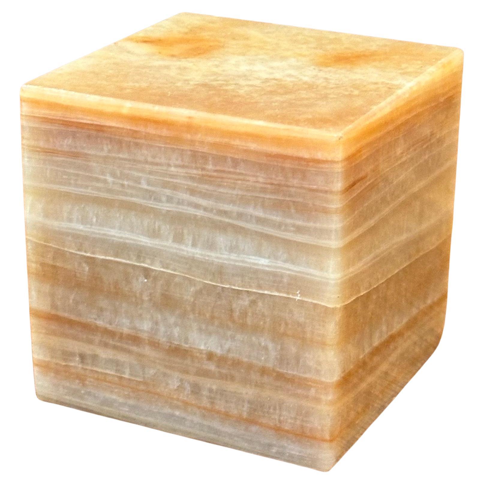 Post-Modern Marble Block / Paperweight For Sale