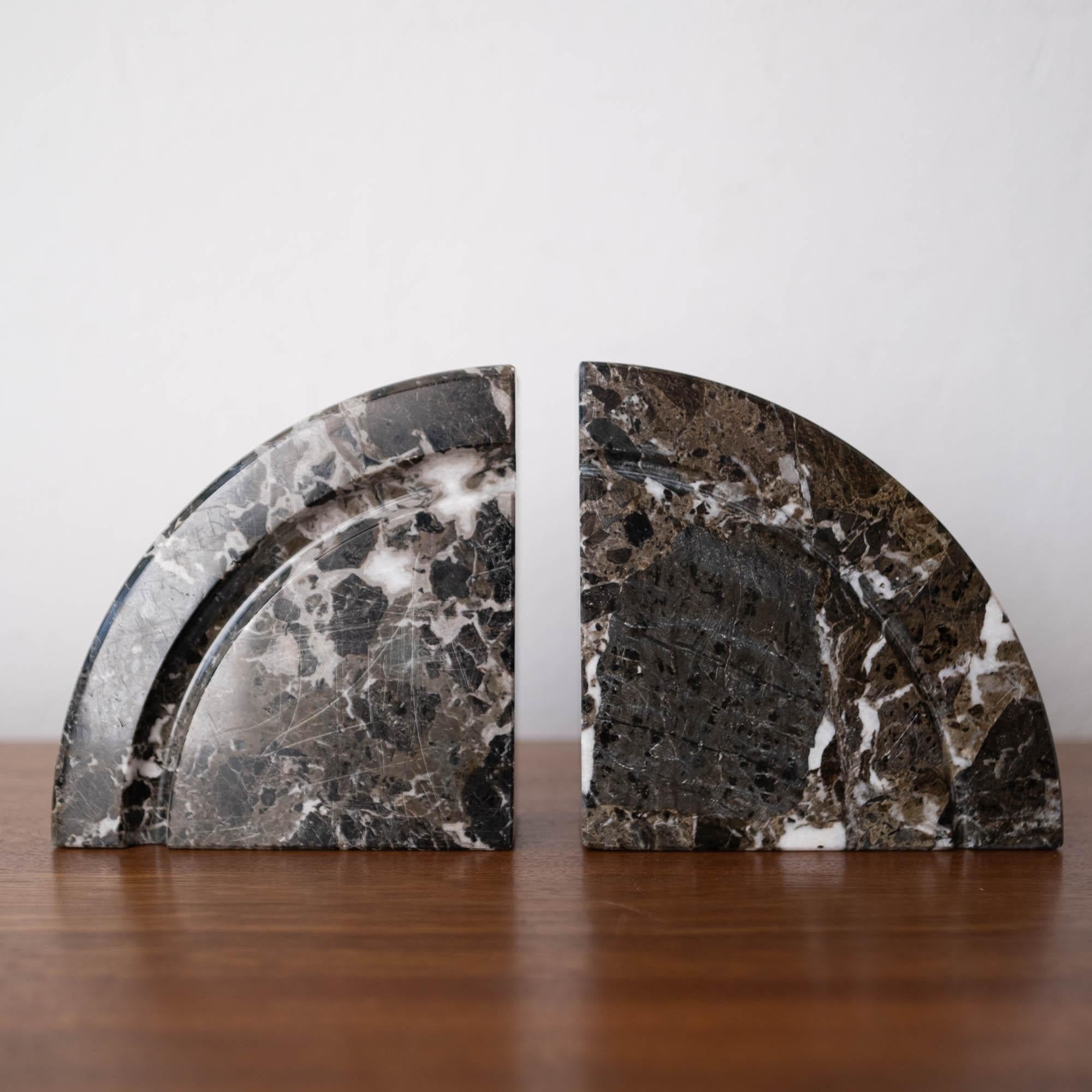 Post Modern Marble Bookends For Sale 1