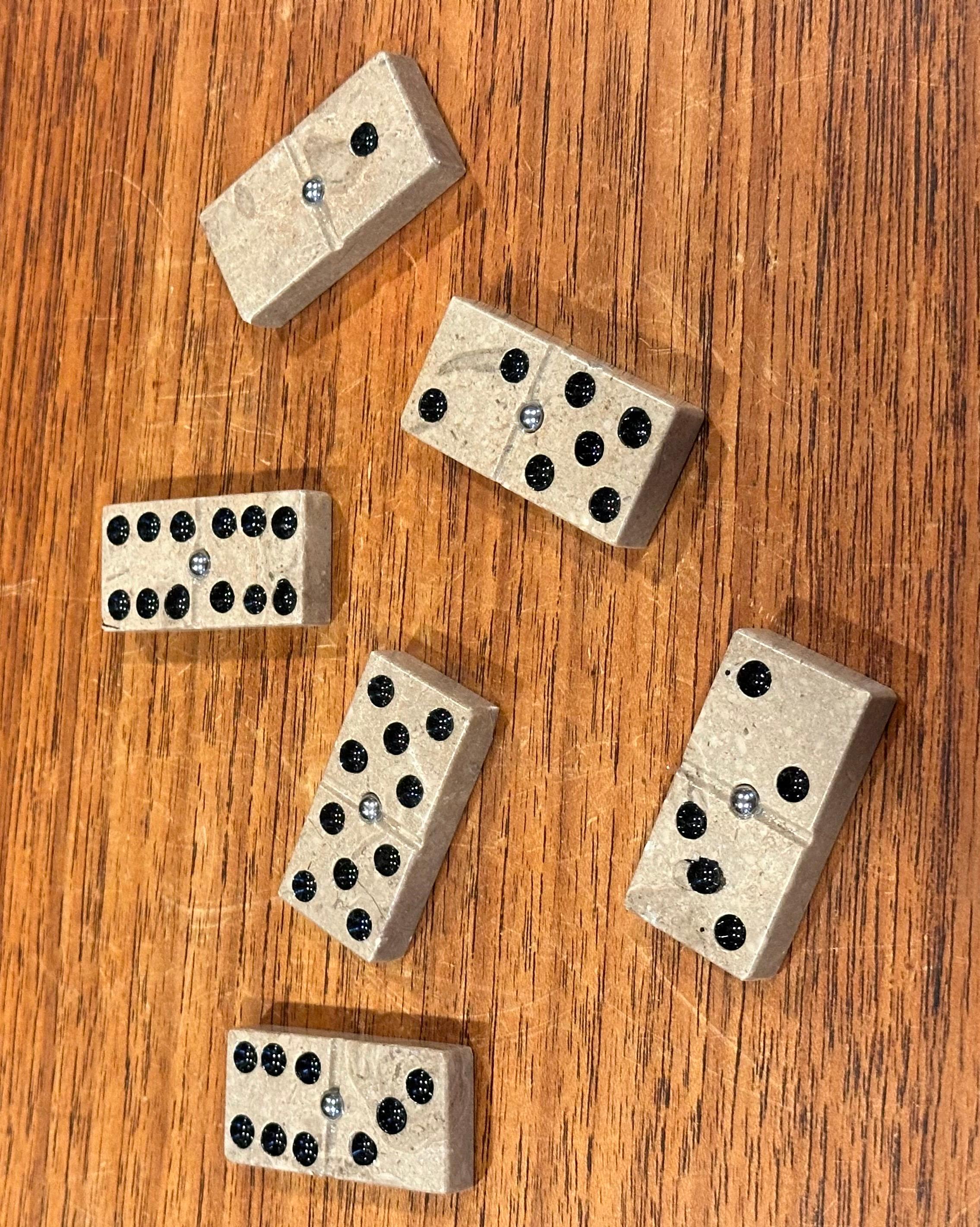 Post-Modern Marble Domino Set  For Sale 5