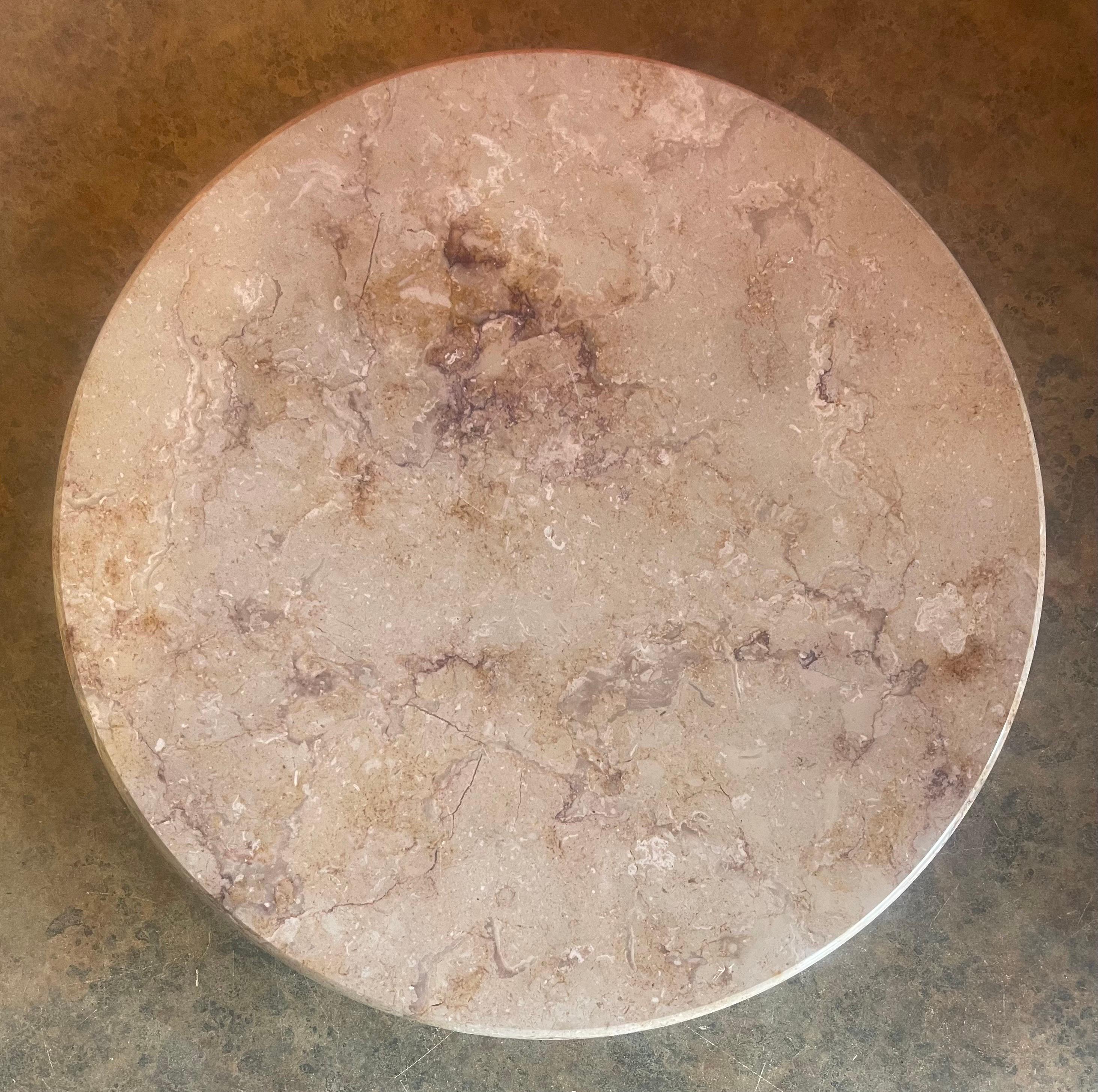 Post-Modern Marble Lazy Susan Tray For Sale 2
