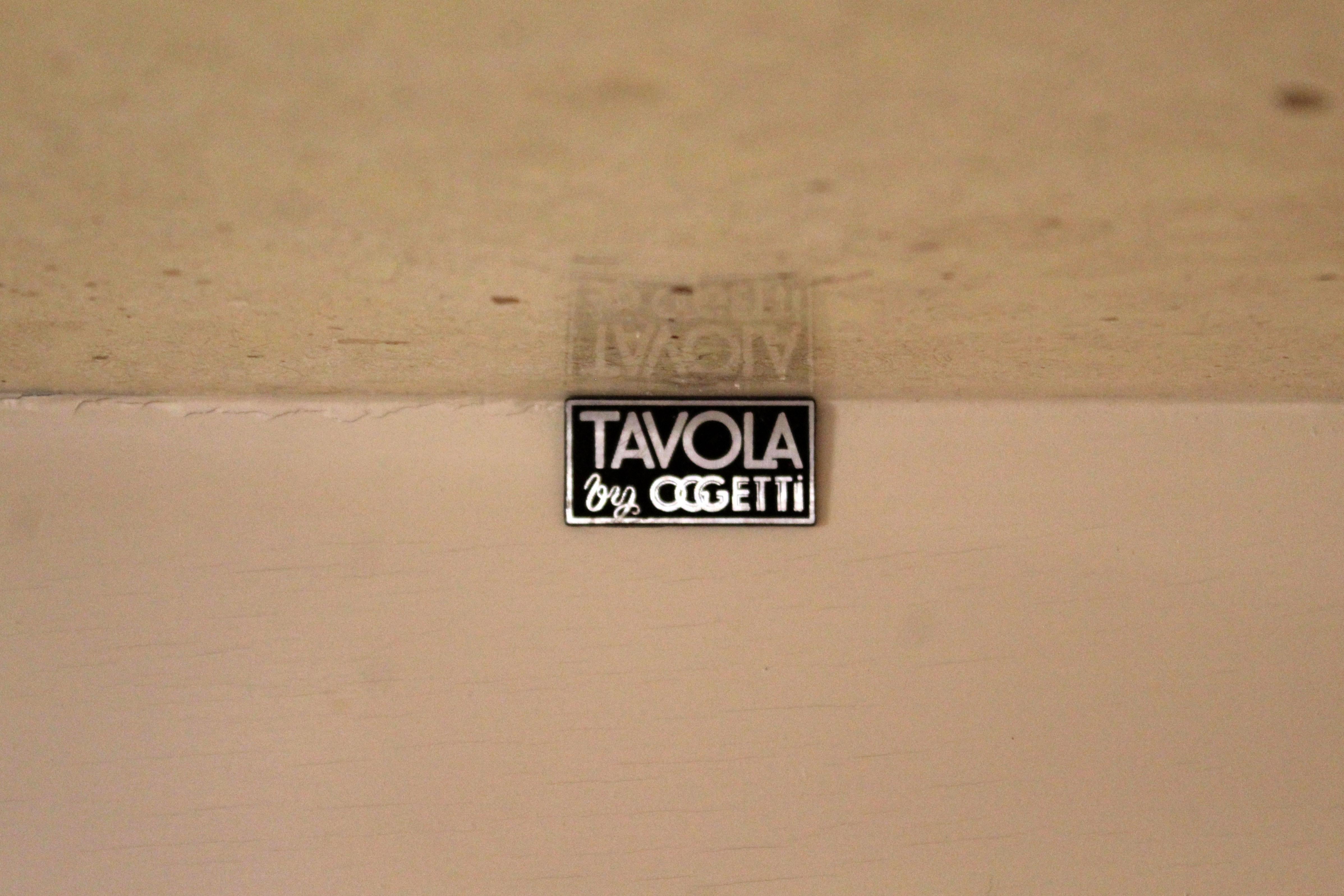 Postmodern Marble Malachite Chrome Tavola Coffee Table by Oggetti 1980s Italy 5