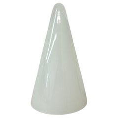 Post modern Massive Belgium Cone shaped glass table lamp , 1990’s