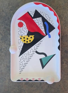 Plat "Carnival" post-moderne / Memphis de Kato Kogei pour Fujimori