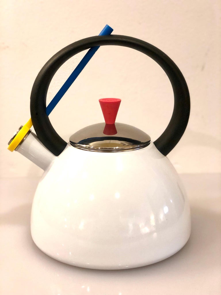 Postmodern Memphis Design Rare Tea Kettle by Copco at 1stDibs | memphis  kettle, tea kettle copco, vintage copco tea kettle