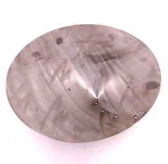 Postmodern Memphis Era Brushed Steel & Brass Rare Bowl by Bruce MacDonald, 1997