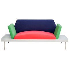 Memphis Milano Dublin Sofa by Marco Zanini 1981, Italy post-modern Sottsass pink