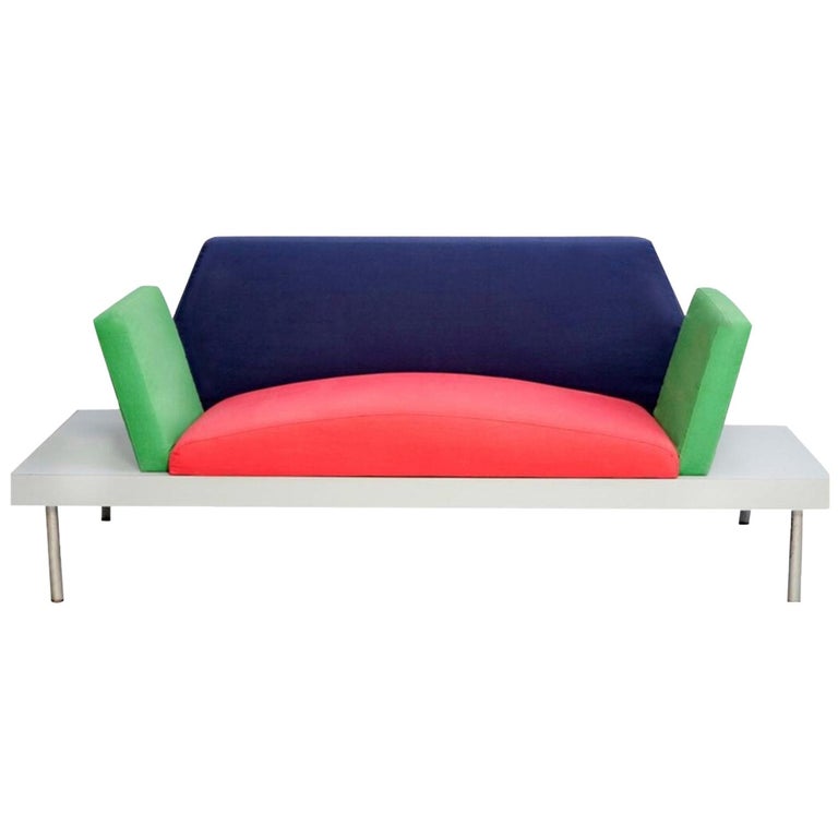 Memphis Milano Dublin Sofa by Marco Zanini 1981, Italy postmodern