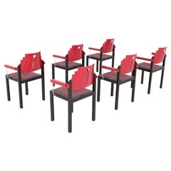Post-Modern Memphis Style Dining Chair by Thonet