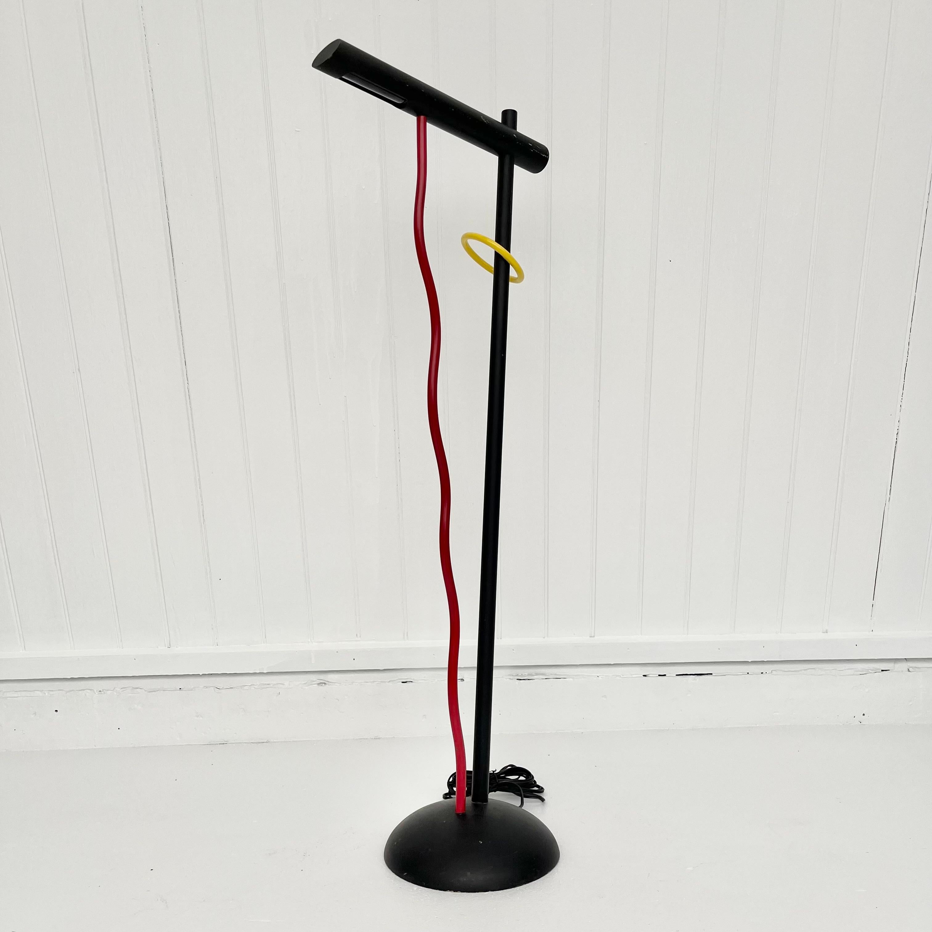 Post-Modern Memphis-Style Floorlamps, 1980s In Good Condition For Sale In Los Angeles, CA