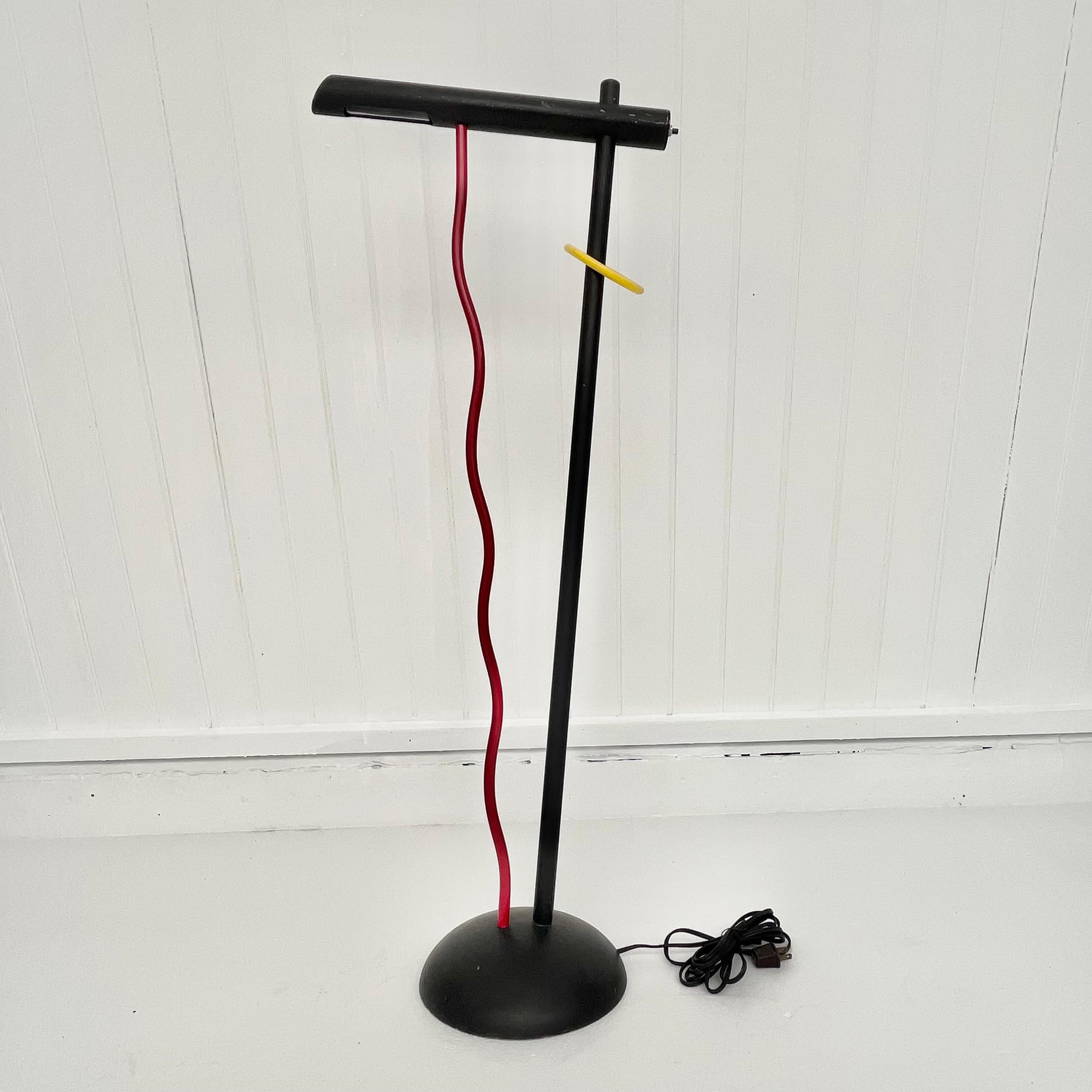 Late 20th Century Post-Modern Memphis-Style Floorlamps, 1980s For Sale
