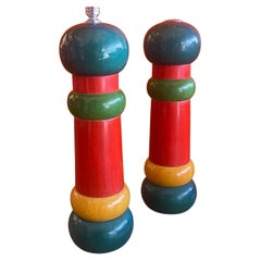Post-Modern Memphis Style Salt and Pepper Shakers by Olde Thompson