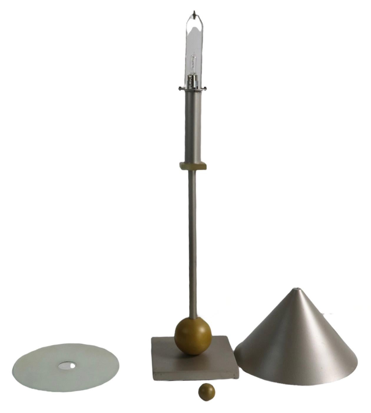 Lampe de table postmoderne de style Memphis de George Kovacs pour Sonneman, vers 1990 en vente 4