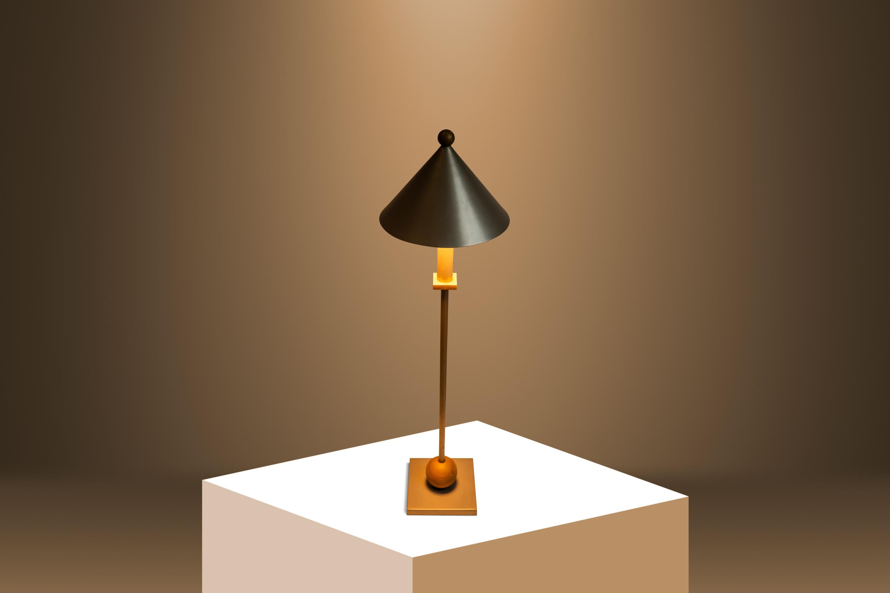 American Post Modern Memphis Style Table Lamp by George Kovacs for Sonneman, USA, c 1990s For Sale