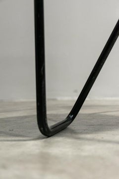 Post-Modern Metal and Glass Coffee Table, Italy, 1980s