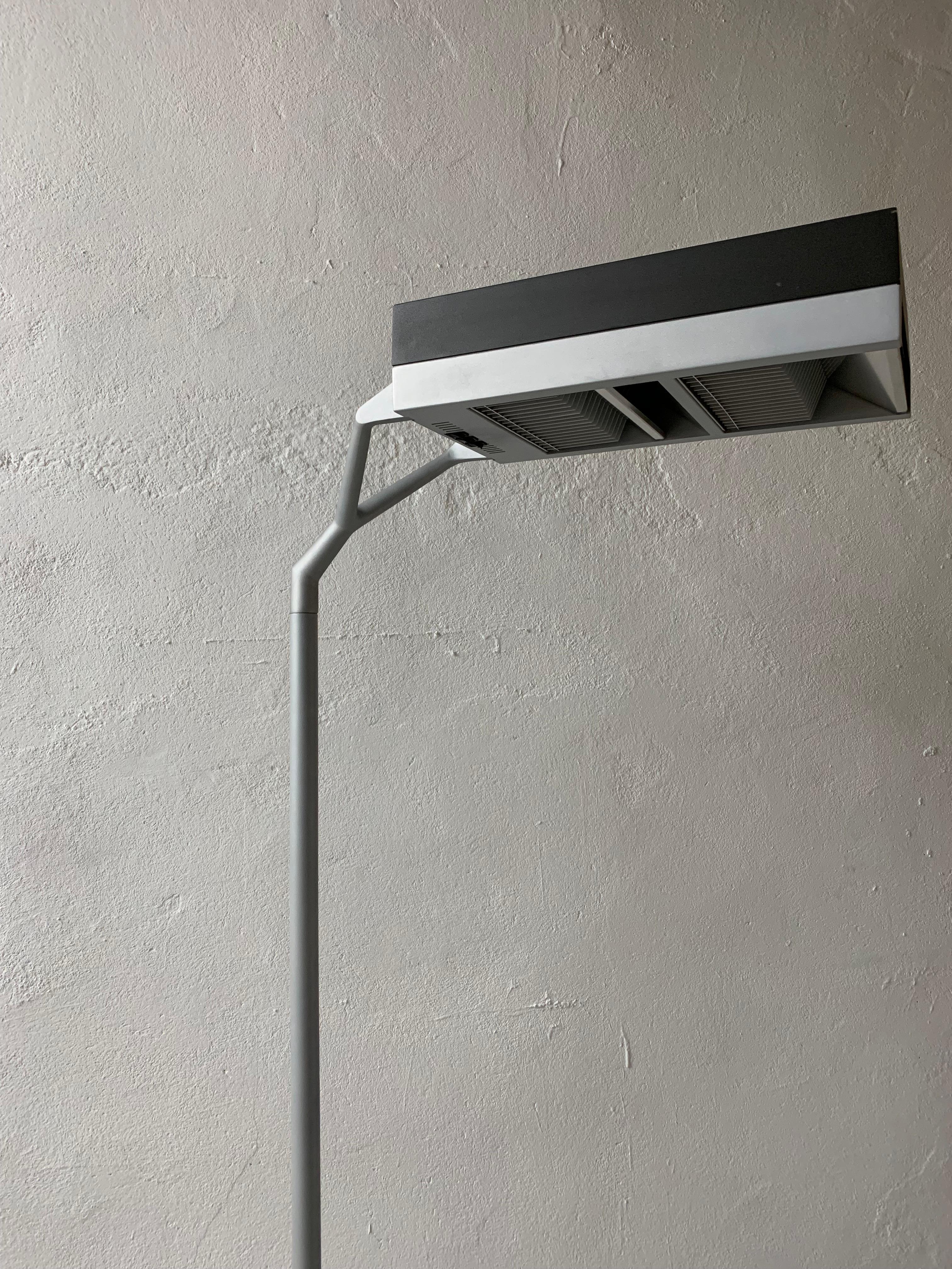 Post Modern Metal Floor Lamp by Glen Oliver Löw and Antonio Citterio, 1990s In Good Condition For Sale In Rīga, LV