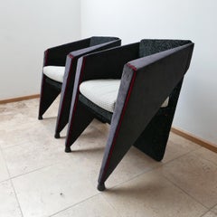 Post Modern Midcentury Dutch Armchairs