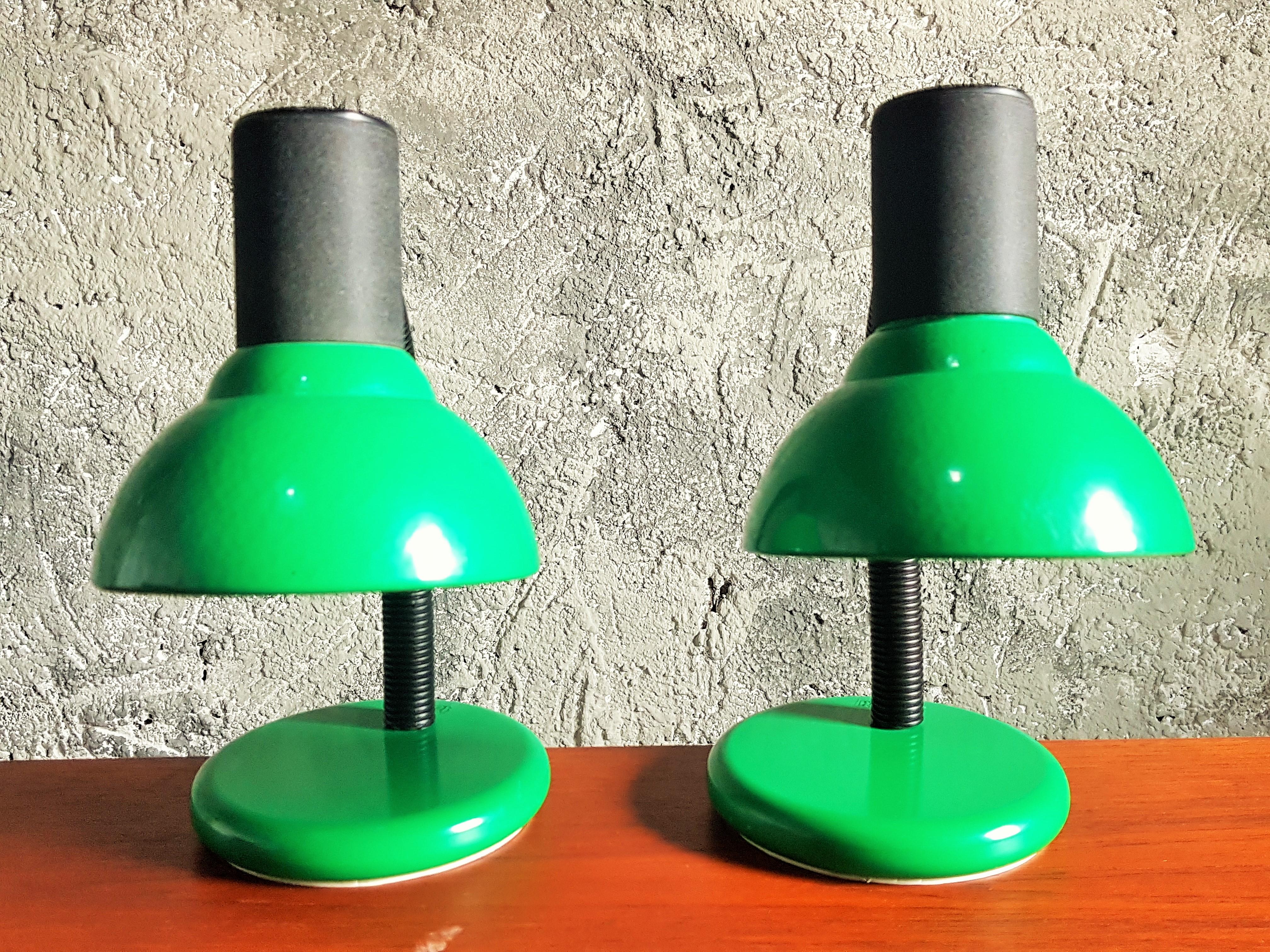 Post-Modern Midcentury Pair of Table Desk Lamps, Targetti, Italy, 1982 For Sale 7