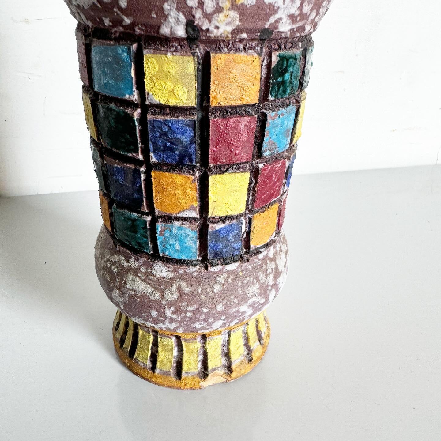 20th Century Post-Modern Mid Century Table Vase For Sale