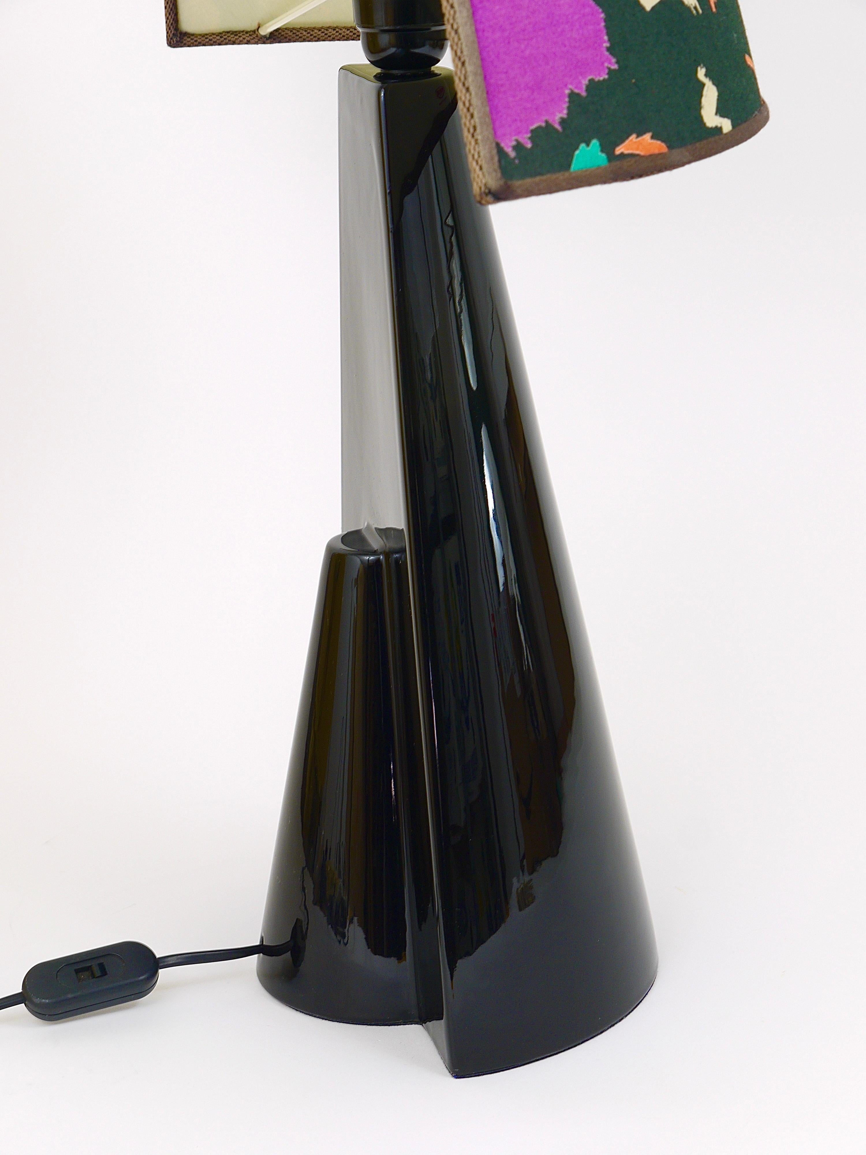 Postmoderne Missoni-Tischlampe von Massimo Valloto, Italien, 1980er Jahre im Angebot 3