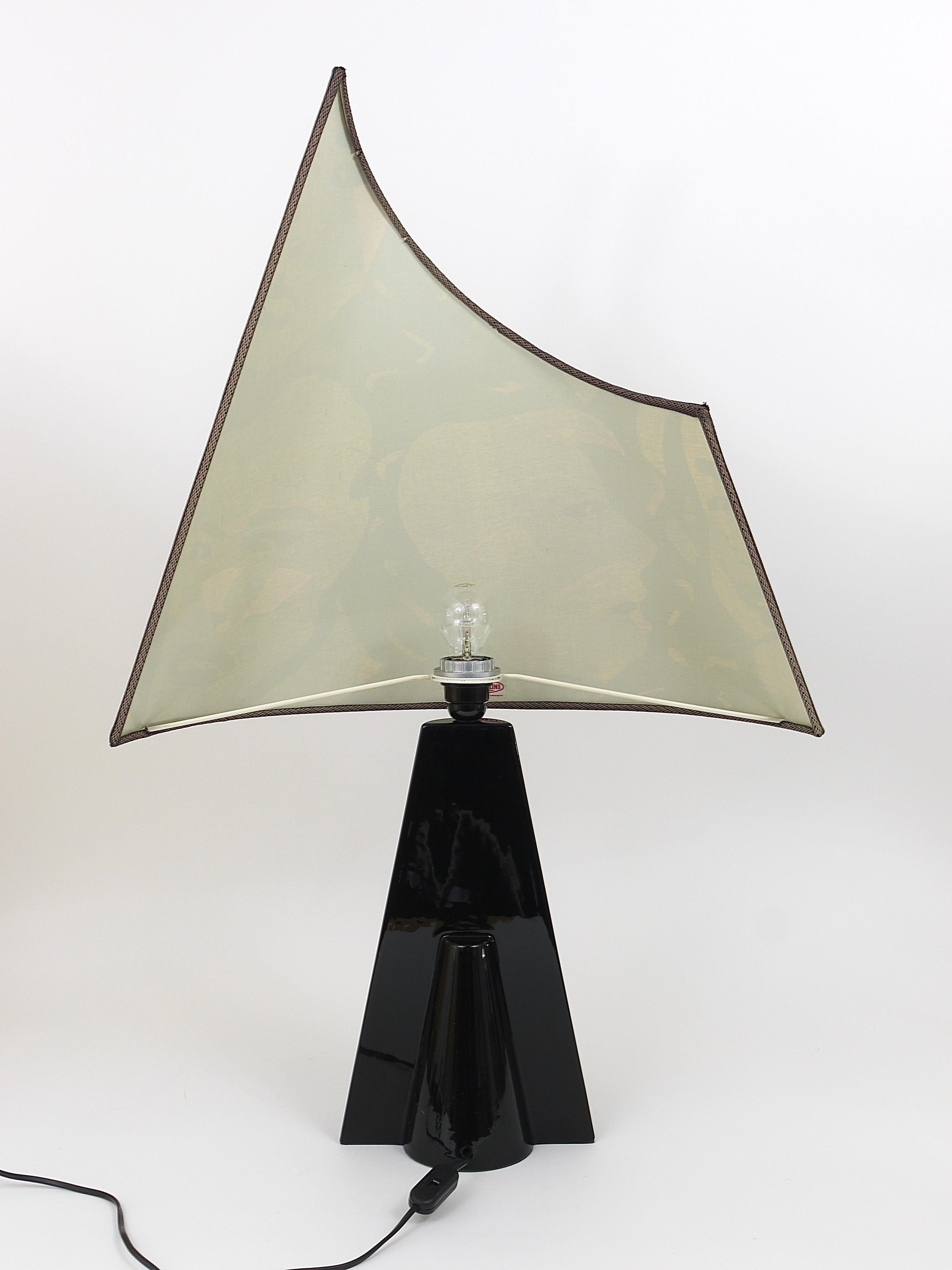 Post-Modern Missoni Table Lamp by Massimo Valloto, Italy, 1980s For Sale 8