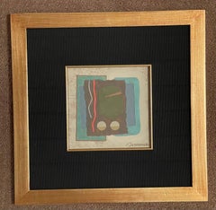 Postmoderne, dreidimensionale, abstrakte Mixed Media-Malerei von Jose Luis Serrano