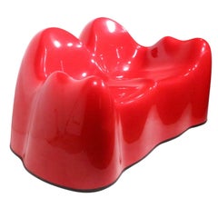 Post Modern Molded Fiberglass Molar Sofa by Wendell Castle