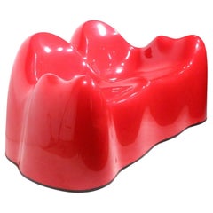 Post Modern Molded Fiberglass Molar Sofa by Wendell Castle