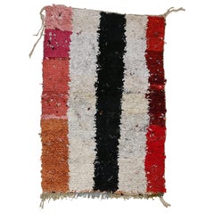 Post-Modern Moroccan Abstract Minimalist Boujad Berber Rug