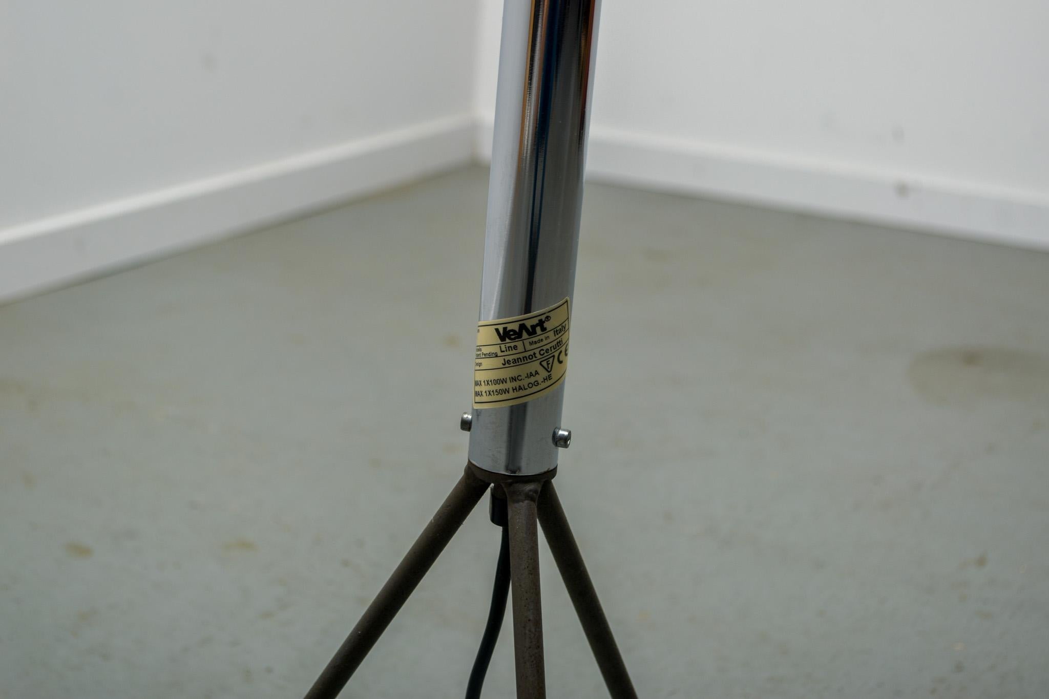Metal Post modern murano glass floor lamp by Veart