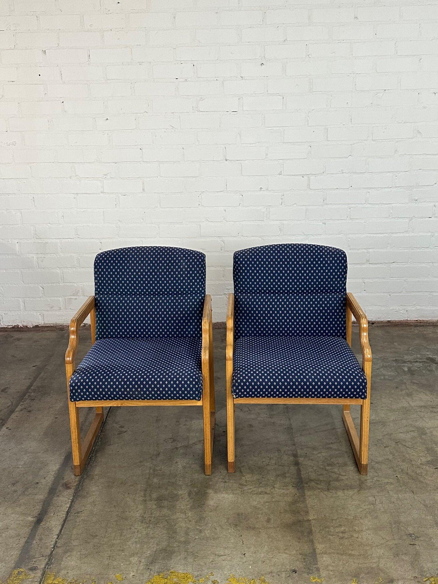Post Modern Oak Side Chairs, Sold Separately 5