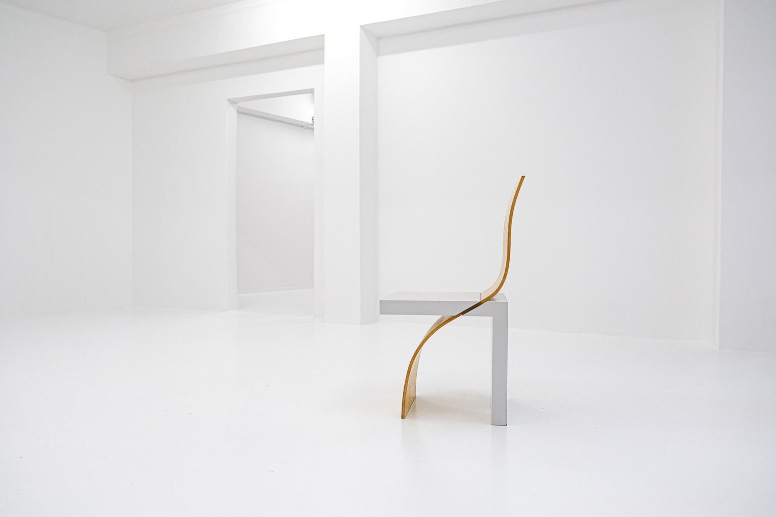 German  Post-Modern Object Chair Leda by Angela Oedekoven, no 26, limited edition of 50 For Sale