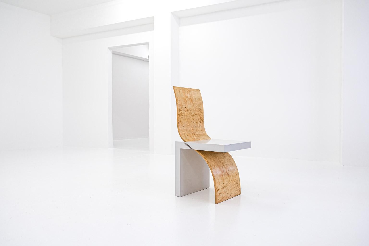  Post-Modern Object Chair Leda by Angela Oedekoven, no 26, limited edition of 50 For Sale 2