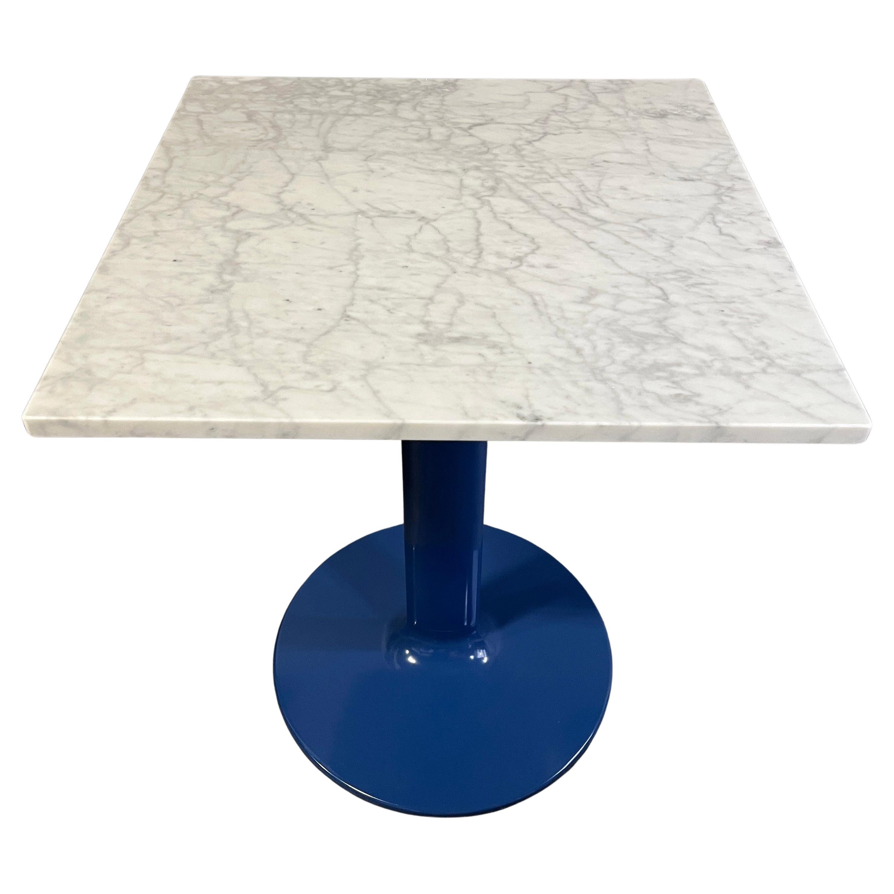 Contemporary Post Modern Occasional Table Marble Top For Sale