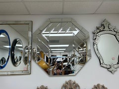 Post Modern Octagonal Beveled Mirror