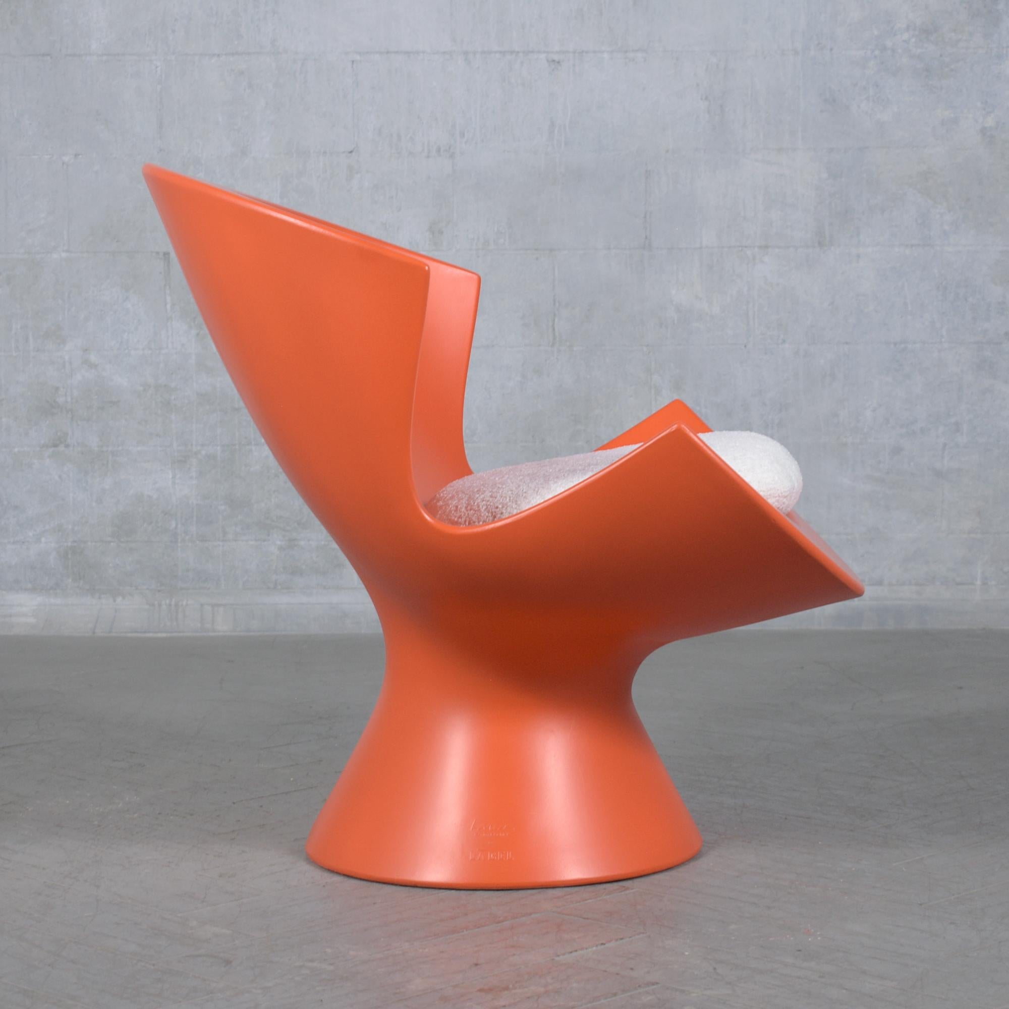Karim Rashid Post-Modern Lounge Chair & Ottoman: Contemporary Elegance Redefined For Sale 6