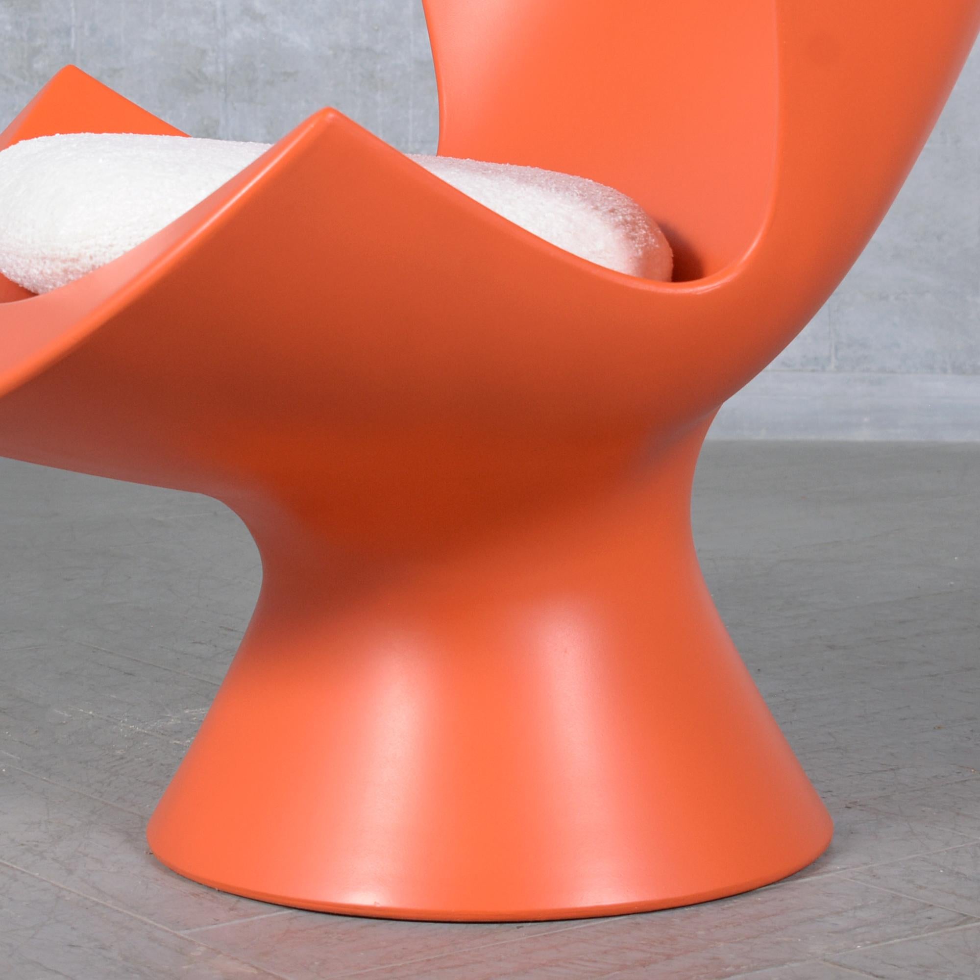 Karim Rashid Post-Modern Lounge Chair & Ottoman: Contemporary Elegance Redefined For Sale 8