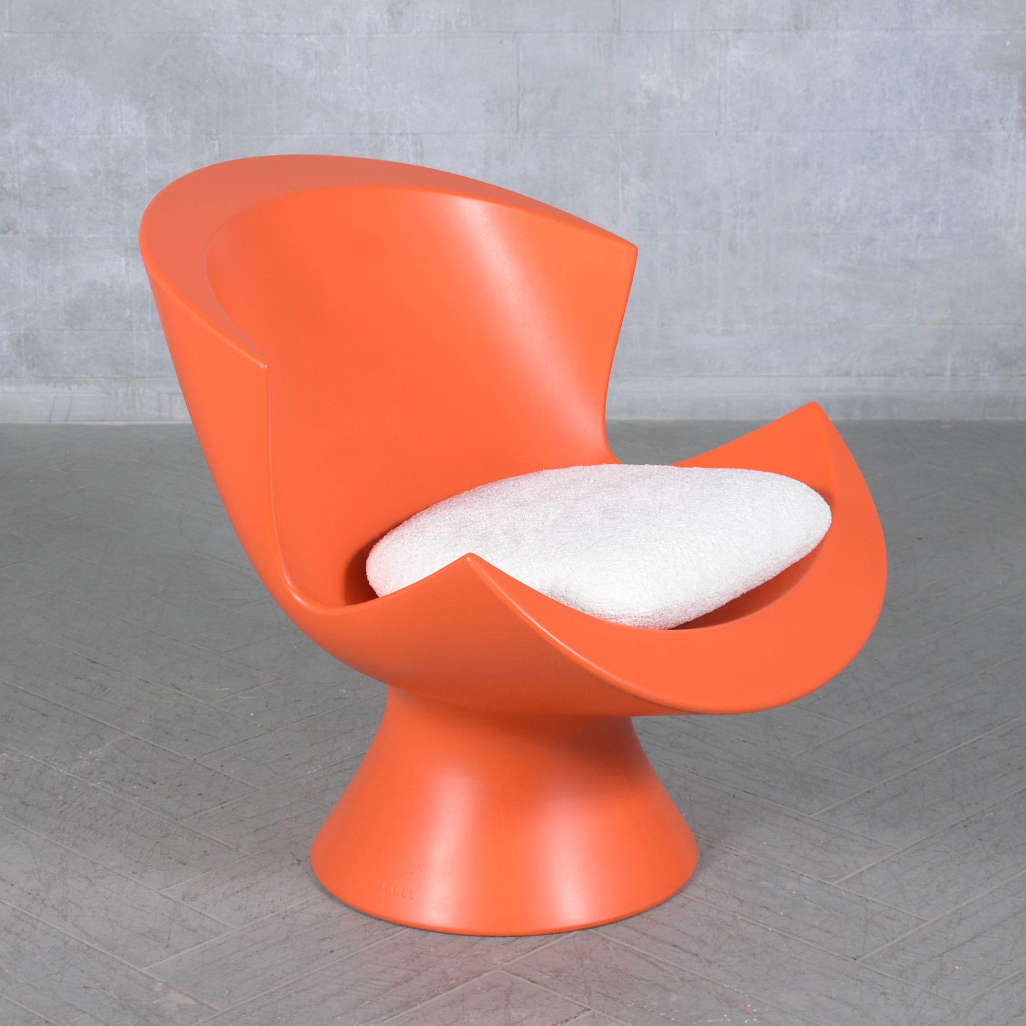 Karim Rashid Post-Modern Lounge Chair & Ottoman: Contemporary Elegance Redefined For Sale 1