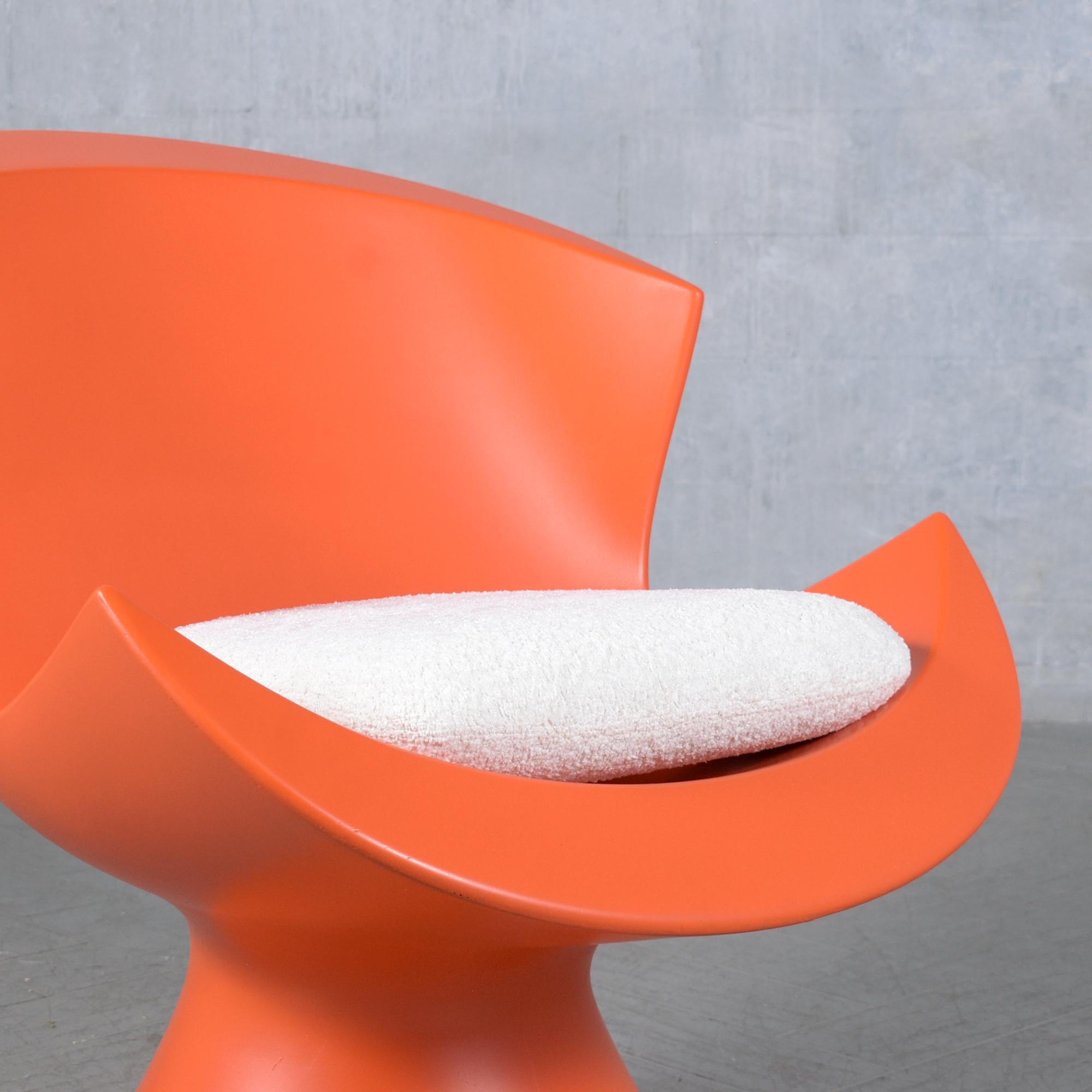 Karim Rashid Post-Modern Lounge Chair & Ottoman: Contemporary Elegance Redefined For Sale 2