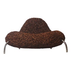 Postmodern Organic Rattan Lounge Chair by Udom Udomsrianan & Planet 2001