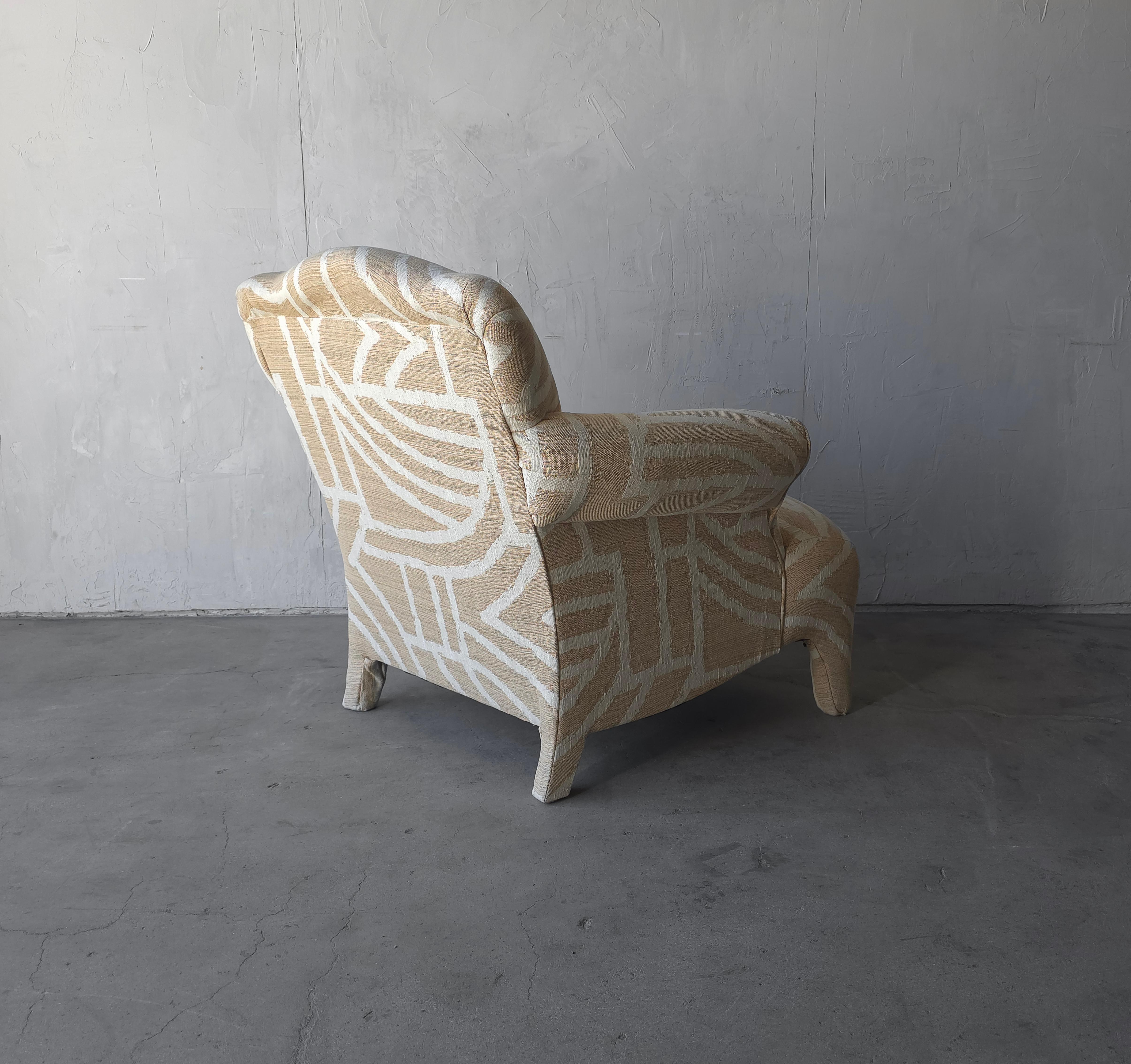 20ième siècle Chaise longue surdimensionnée post-moderne en vente