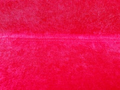 Postmodern Pair of Hot Pink Velvet Italian Lounge Chairs, circa 1980