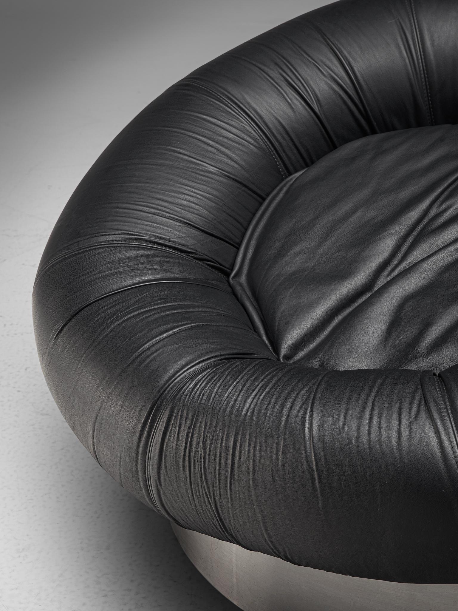 Late 20th Century Postmodern Pair of Lounge Chairs Attributed to Willy Rizzo