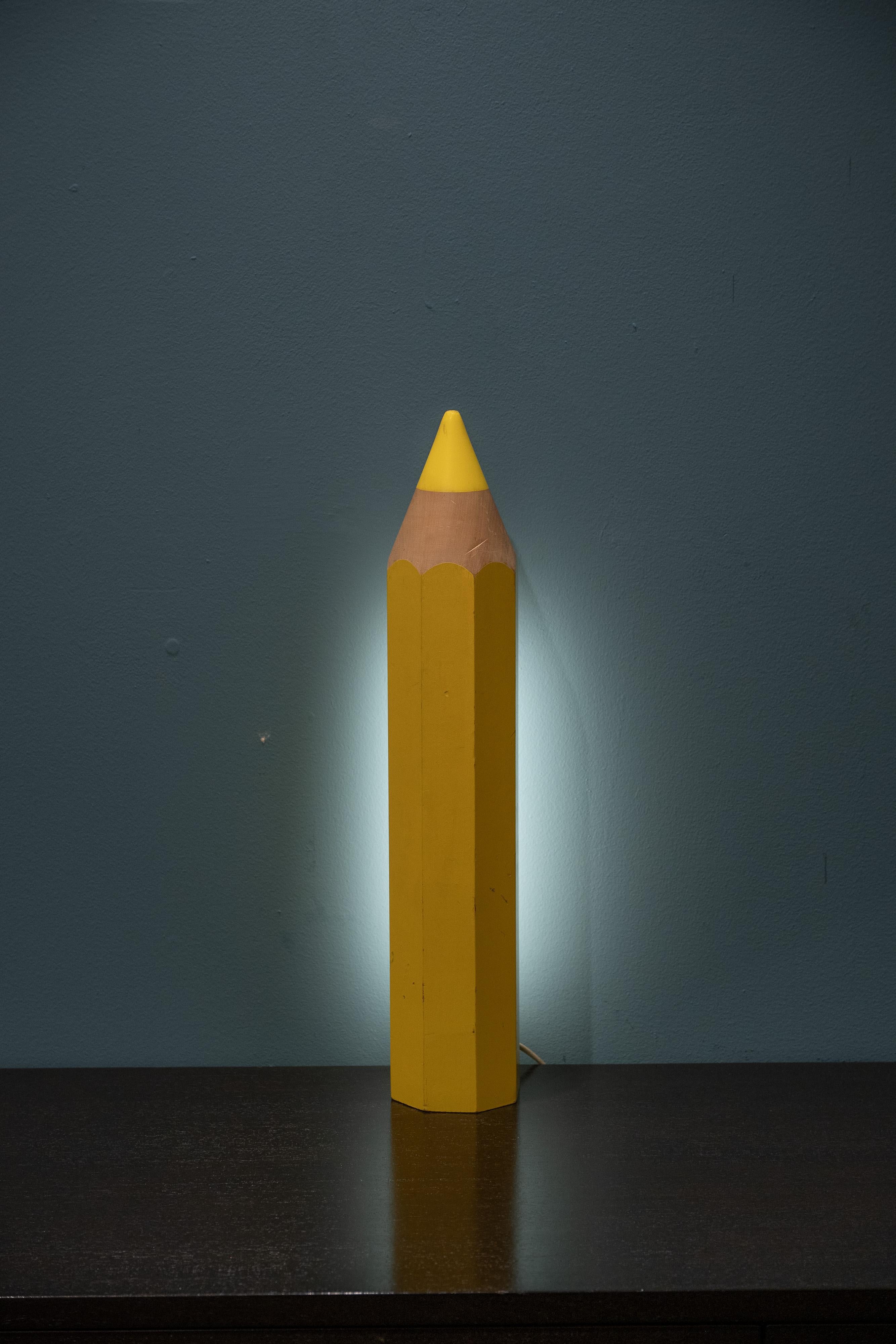 Post Modern Pecil Lamp by Michel Aroutcheff, Ed. Vilac France For Sale 1