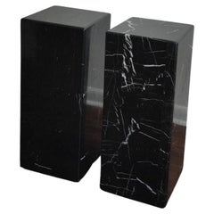 Post Modern Pedestals, Tessellated Marble, c. 1980s