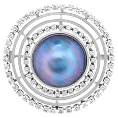 Post Modern Pendant Brooch 18k