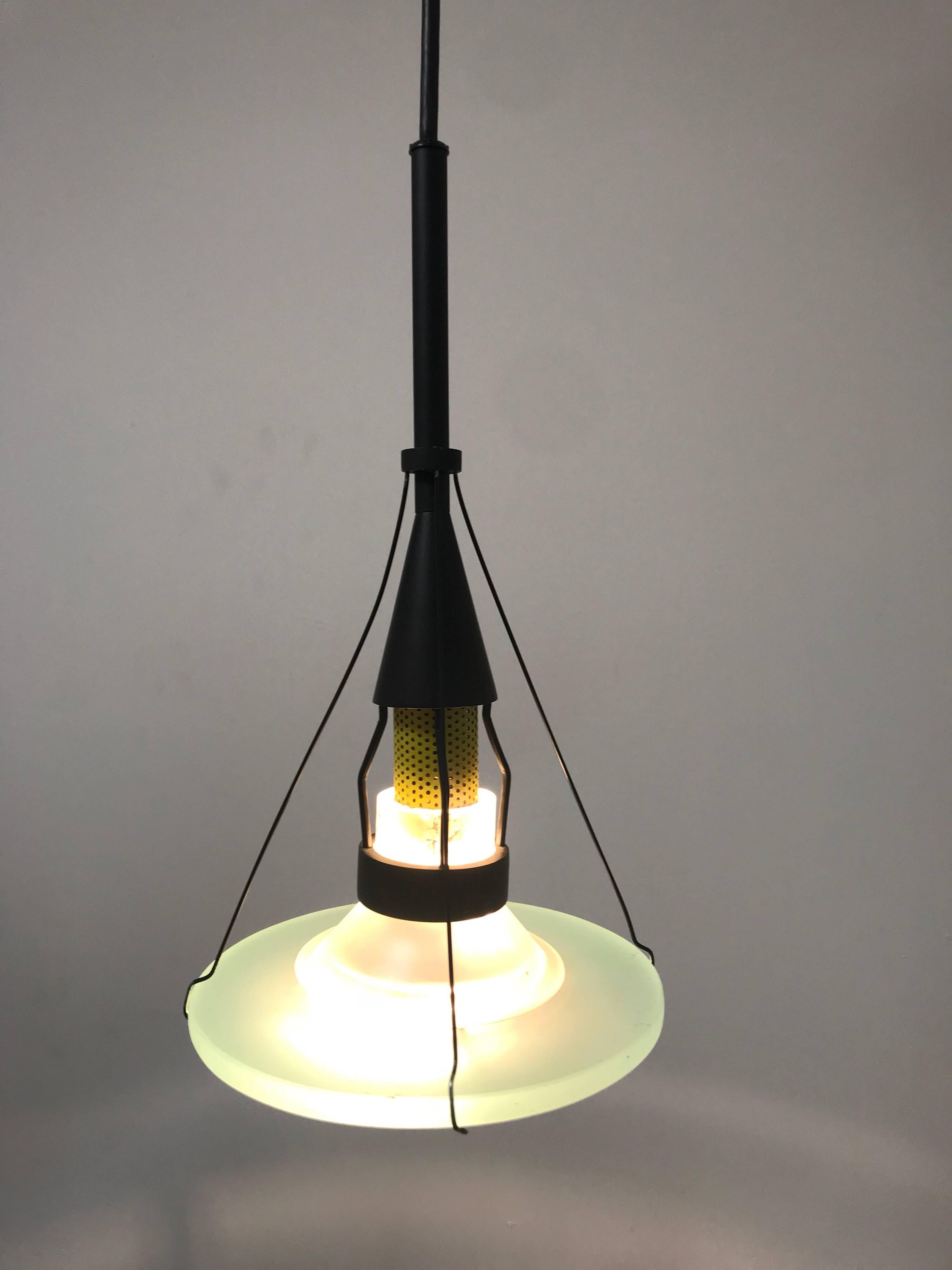 Post-Modern Postmodern Pendant Lights Designed by Robert Sonneman for George Kovacs