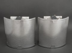 Post-Modern Perforated Aluminum Wall Sconces, 2