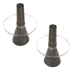 Portacandele in peltro postmoderno di Royal Selangor, coppia