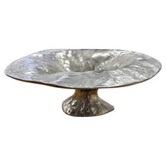 Post-Modern Pewter Decorative Bowl