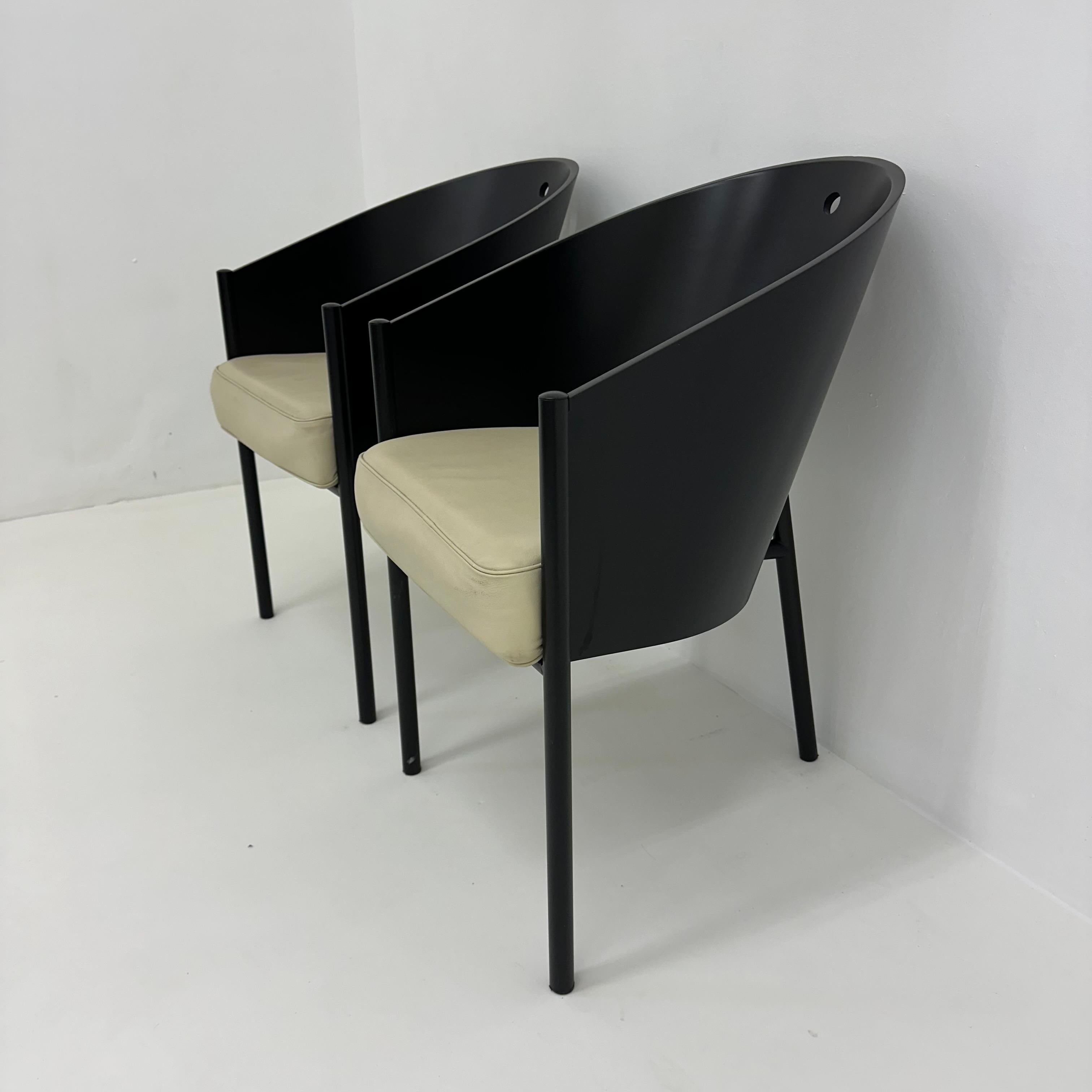 Metal Post modern Philippe Starck chair for Driade Italy , 1980 For Sale